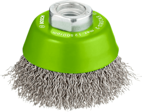 Bosch PRO Stainless Steel clean Topfbürste, 65 x 0,3 mm, Gewinde