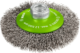 Bosch PRO Stainless Steel clean Kegelbürste, 100 x 0,35 mm, Gewinde