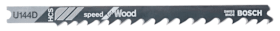 Bosch Stichsägeblatt U 144 D Speed for Wood, 3er-Pack