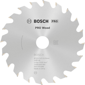 Bosch PRO Wood Kreissägeblatt, 130 x 2.4 x 20 mm