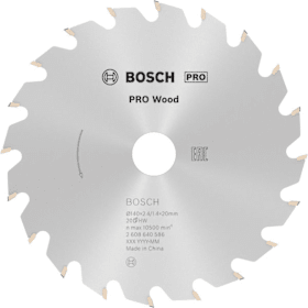 Bosch PRO Wood Kreissägeblatt, 140 x 2.4 x 20 mm