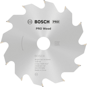 Bosch PRO Wood Kreissägeblatt, 130 x 2.4 x 20 mm