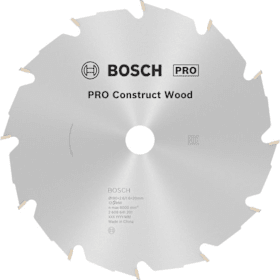 Bosch PRO Construct Wood Kreissägeblatt, 190 x 2,6 x 20 mm