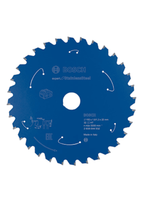 Bosch Akku-Kreissägeblatt Expert for Stainless Steel, 150 x 1,6/1,3 x 20, 32 Zähne