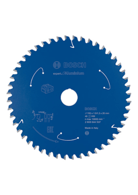 Bosch Akku-Kreissägeblatt Expert for Aluminium, 150 x 1,8/1,3 x 20, 48 Zähne