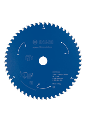 Bosch Akku-Kreissägeblatt Expert for Aluminium, 184 x 1,8/1,3 x 20, 54 Zähne