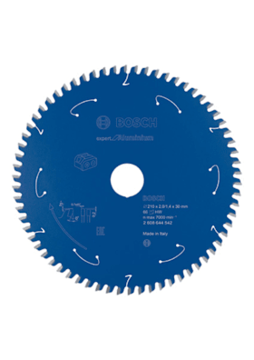 Bosch Akku-Kreissägeblatt Expert for Aluminium, 210 x 2/1,4 x 30, 66 Zähne