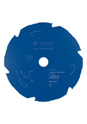 Bosch Akku-Kreissägeblatt Expert for Fibre Cement, 250 x 2,2/1,6 x 30, 6 Zähne
