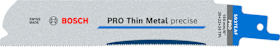Bosch PRO Thin Metal precise S937EAF Blatt, 1,1 x 25 x 150 mm, 5-tlg.