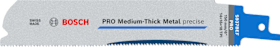 Bosch PRO Medium-Thick Metal precise S937BEF Blatt, 1,1 x 25 x 150 mm, 25-tlg.