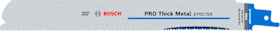 Bosch PRO Thick Metal precise S1137HBF Blatt, 1,1 x 25 x 225 mm, 5-tlg.