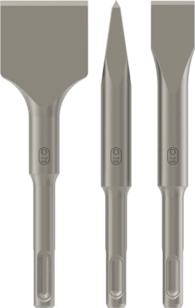 Bosch PRO SDS plus-4C Meißel-Set, Spitzmeißel 140 mm, Flachmeißel, Spatmeißel, 3-tlg.
