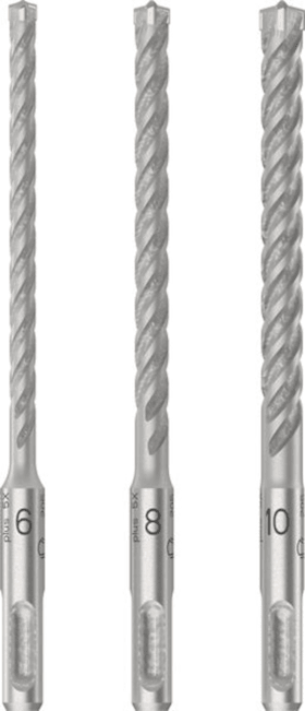 Bosch PRO SDS plus-5X Hammerbohrer-Set, 6/8/10 mm, 3-tlg.