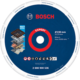 Bosch Trennscheibe EXPERT Diamond Metal Wheel für große Winkelschleifer mit Spannmutter