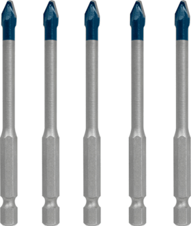 Bosch EXPERT HEX-9 HardCeramic Dachziegel-Bohrer-Set, 6 mm, 5-tlg.