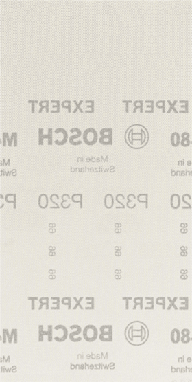 Bosch EXPERT M480 Schleifnetz für Schwingschleifer, 115 x 230 mm, K 320, 10er-Pack