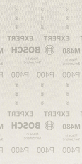 Bosch EXPERT M480 Schleifnetz für Schwingschleifer, 115 x 230 mm, K 400, 10er-Pack