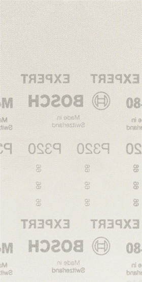 Bosch EXPERT M480 Schleifnetz für Schwingschleifer, 115 x 230 mm, K 320, 50-tlg.