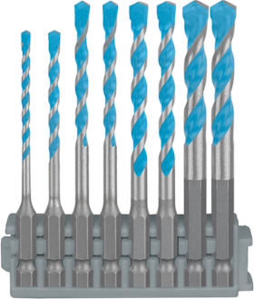 Bosch EXPERT HEX-9 Multi Construction Pick & Click Set, 3–8 mm