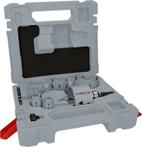 Bosch PRO Multi Material Lochsäge Q-Lock Aufsteckhalter-Set, 15-tlg.
