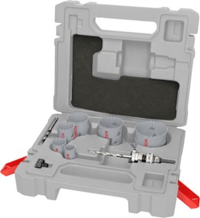 Bosch PRO Multi Material Lochsäge Q-Lock Aufsteckhalter-Set, 10-tlg.