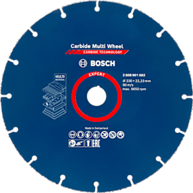 Bosch EXPERT Carbide Multi Wheel Trennscheibe, 230 mm, 22,23 mm