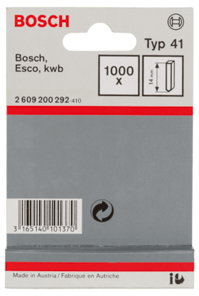 Bosch Stift Typ 41, 14 mm, 1000er-Pack