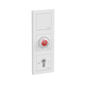 dormakaba Fluchttür-Terminal SafeRoute Basic Set UP Weiß Unterputz-Lieferset für drei Dosen