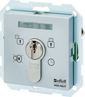 SCHLUESSELSCHALTER UP MIT ANZEIGE GIRA EDELSTAHLOPTIK