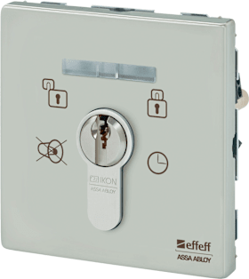 SCHLUESSELSCHALTER UP MIT ANZEIGE JUNG EDELSTAHL LS990