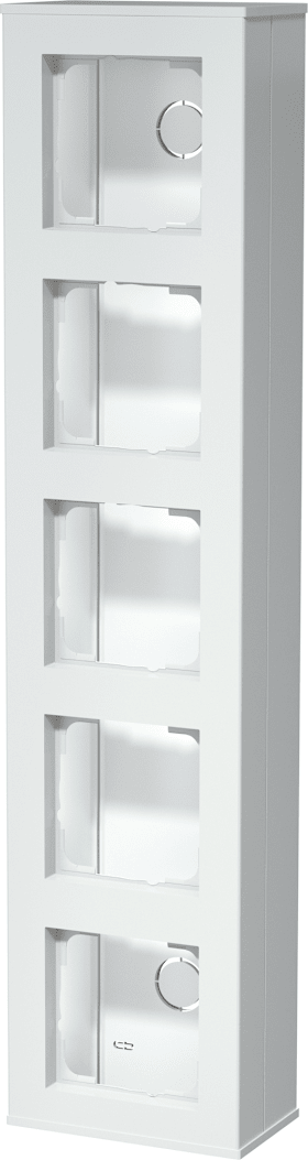 GEHAEUSE GIRA PROFIL 55 5-FACH WEISS