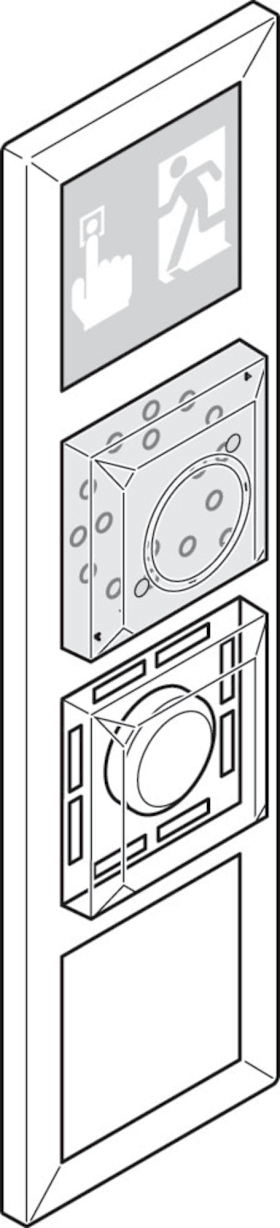 ePED UP TERMINAL ohne Schlüsselschalter 