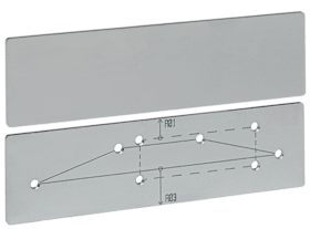 KLEBEPLATTE KPL MODELL A04 KLEBEAUSFÜHRUNG