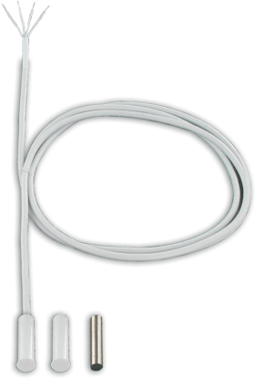 RUNDREEDKONTAKT +6M KABEL WEIß 