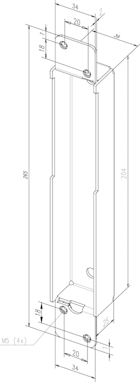 SCHLIEßBLECHKASTEN KOMPLETT 844L4SBK-----01