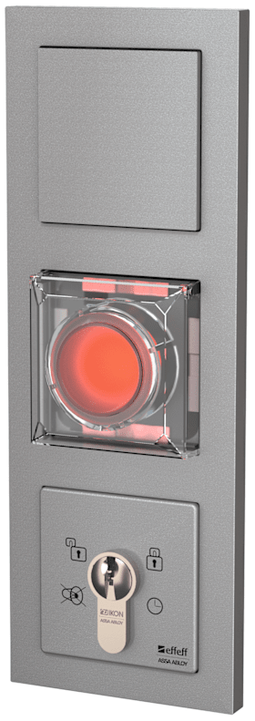 UP-FLUCHTTÜR-STEUERTERM 1384 OFFLINE M.BLINDABDECK GIRA E2 ALU