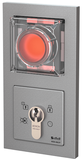 FT-UP FLUCHTTÜR-STEUERTERM 1385 GIRA E2 ALU