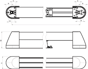 PANICBAR TYPE-B STAINL WS 0680 ONESYSTEM RUNDROS