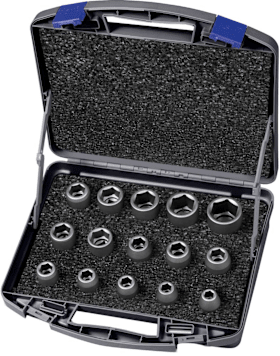 ASW Wekador Kraft- Steckschlüssel-Satz 1/2" 15-teilig  