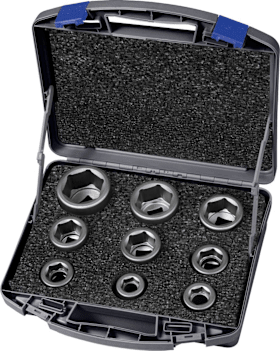 ASW Wekador Kraft- Steckschlüssel-Satz 3/4" 11-teilig  
