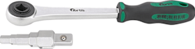 fortis Stufenschlüssel-Set 2tlg. Inkl. Knarre 1/2" 