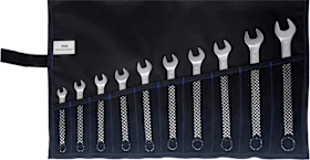 FORUM Ringmaulschlüssel-Satz DIN3113B 8-19mm 10-teilig in Rolltasche 