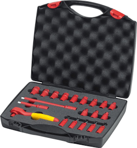 wiha Steckschlüssel-Garnitur 1/4" VDE 20-teilig 