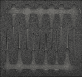 Werkzeugmodul 2/3 leer Schraubendreher VDE slim Wiha