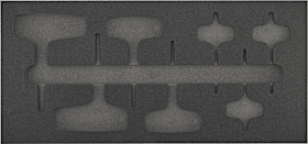 Werkzeugmodul 2/3 leer T-Griff Innensechkant PB Swiss Tools