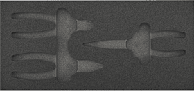Werkzeugmodul 1/3 leer Zangen VDE Knipex
