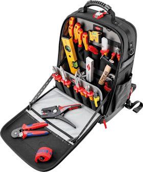 KNIPEX Werkzeugsortiment Elektriker 30-teilig im Rucksack 