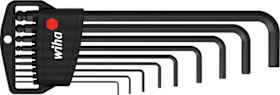 wiha Winkelschraubendreher- Satz im Handhalter 9-teilig 1,5-10mm schwarzmit Kugelkopf 