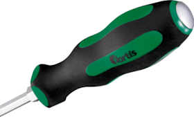 fortis Schraubendreher 6-kant Schlitz 8 x1,6x150mm Schlagkappe 