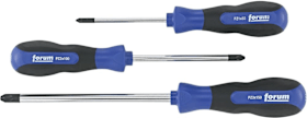 FORUM Schraubendreher-Satz rund PZ 3-teilig 